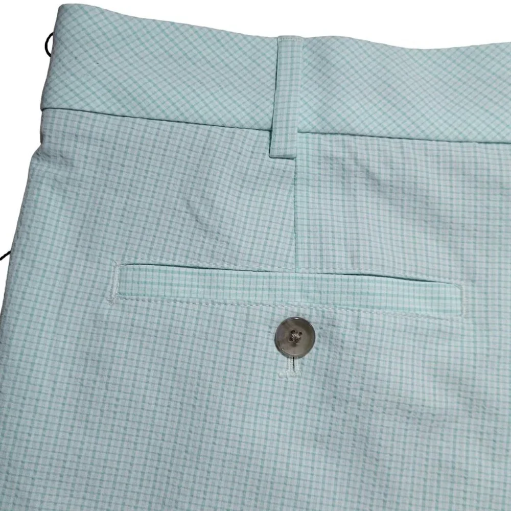 Walter Hagen Shorts Men‎ Size 42 Seersucker Golf Gripper Stretch Waistband Green